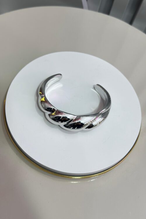 Bracelete Corda Prata