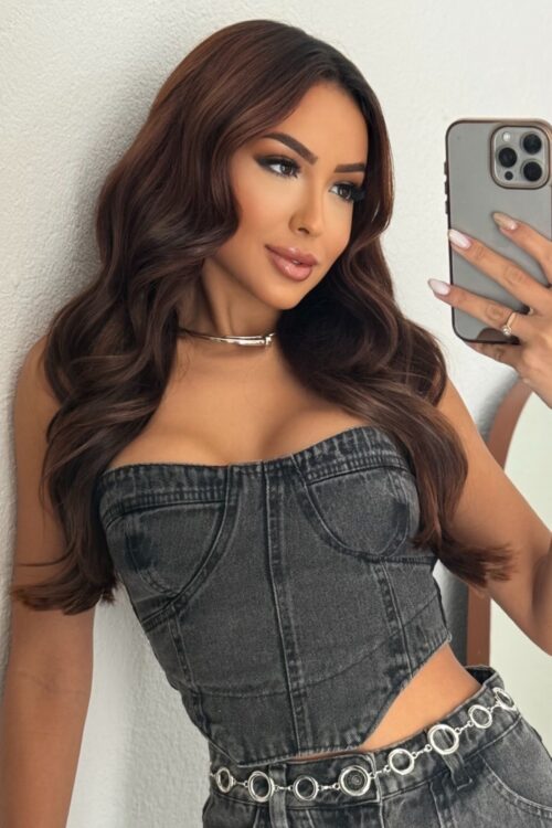 Cropped Melinda Jeans Grafite