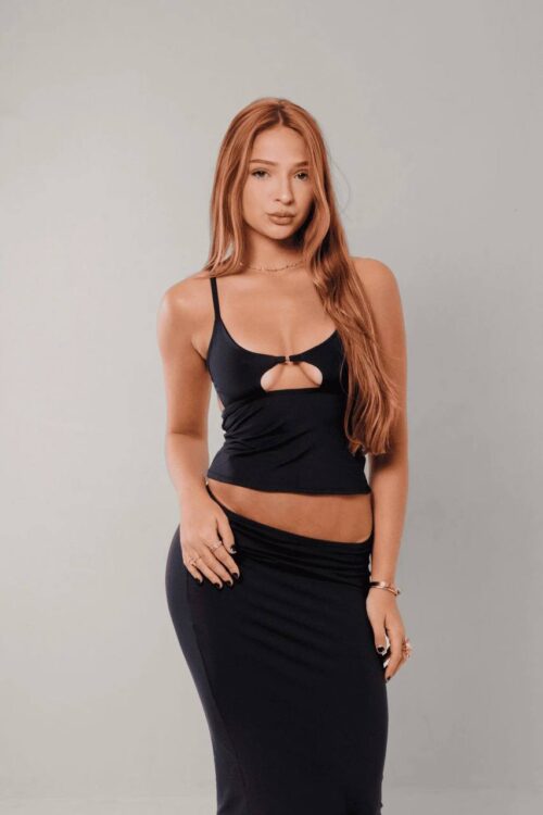 Regatinha Loren Poliamida Preta