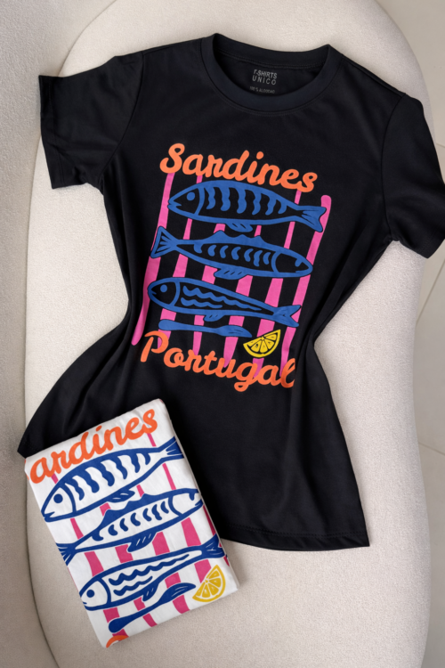 T-shirt Algodão Sardines