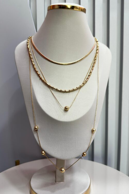 Conjunto de 4 Colares Monica