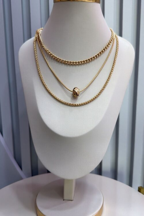 Conjunto 3 Colar Nik