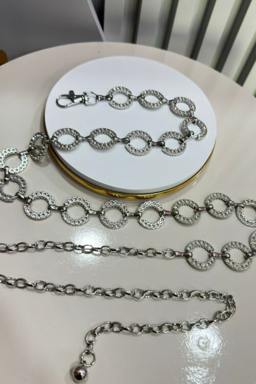 Cinto Corrente Strass Mari