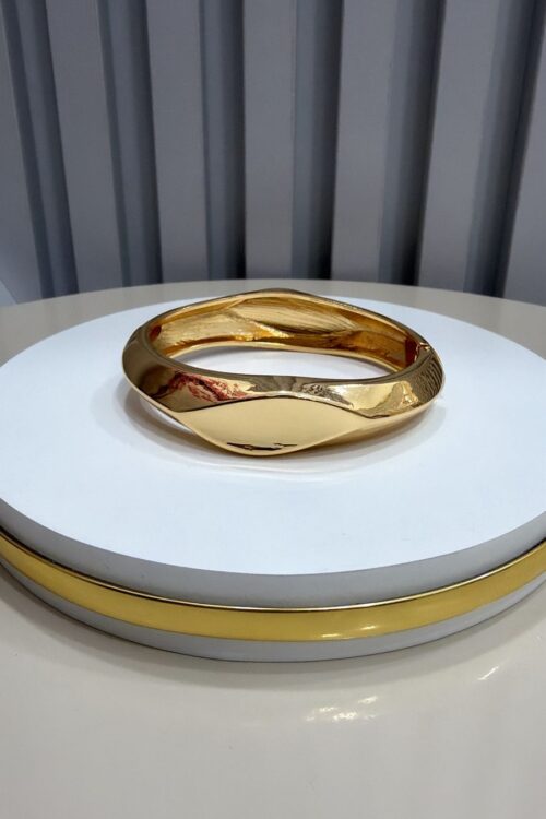 Bracelete Dourado Waves