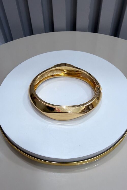 Bracelete Dourado Waves