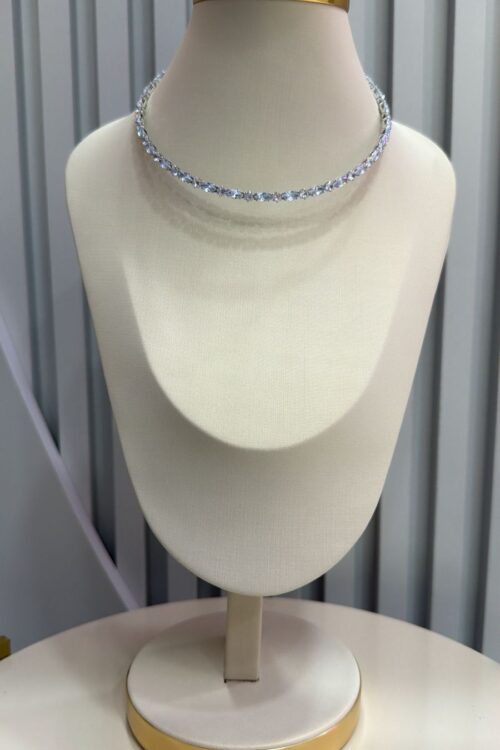 Colar Choker Glow Prata