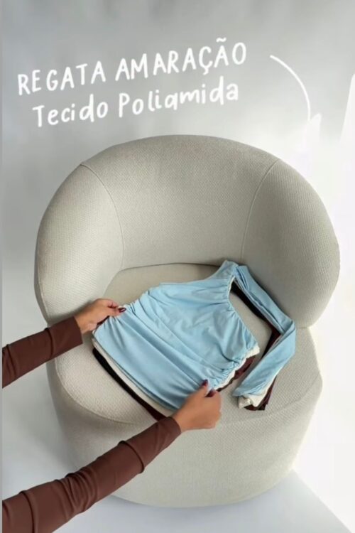 Regatinha Poliamida com Amarração Gola Choker