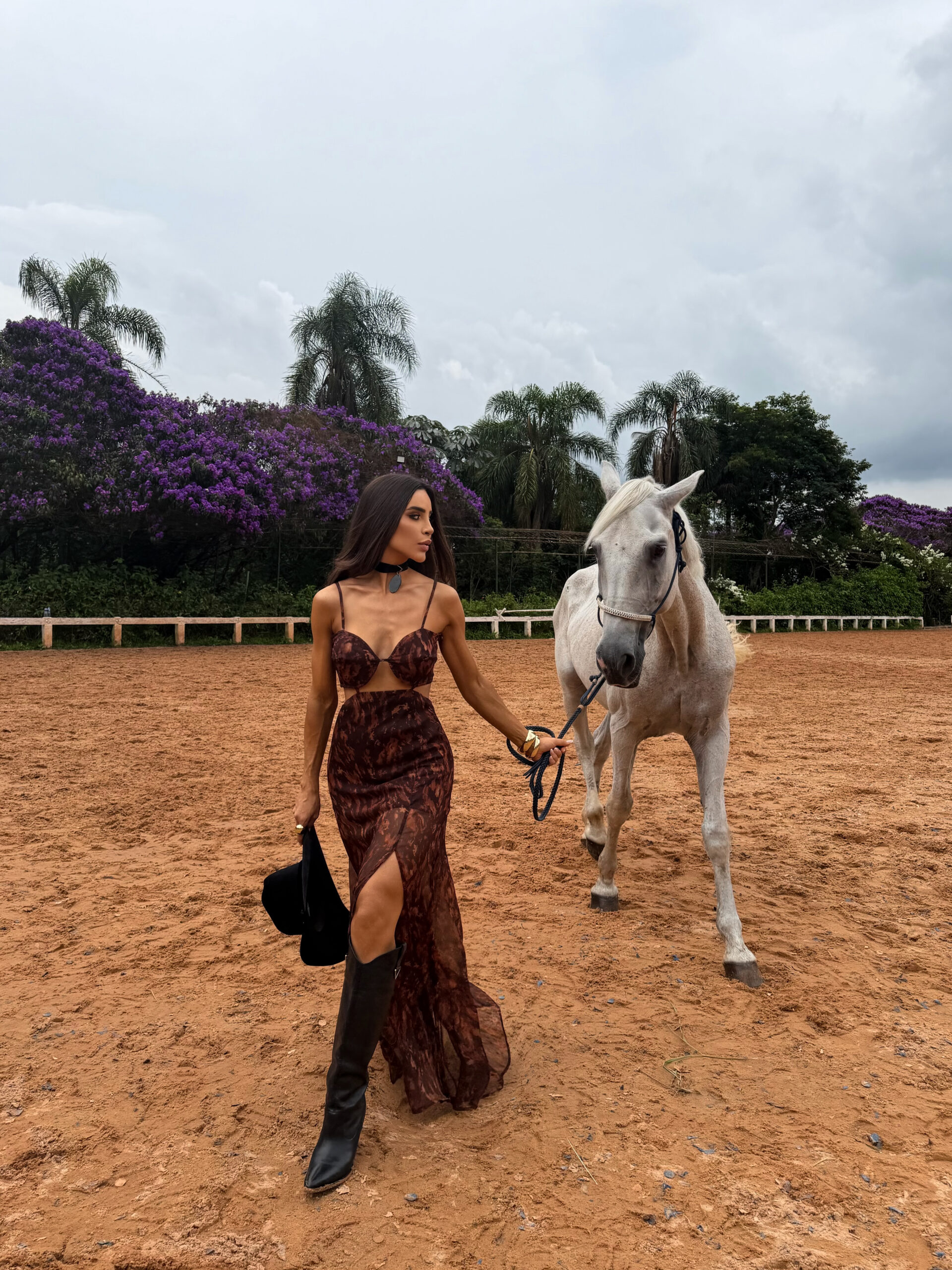 Vestido Mystic - Estampa Animal Print com Recortes Estilizados - Imagem 2