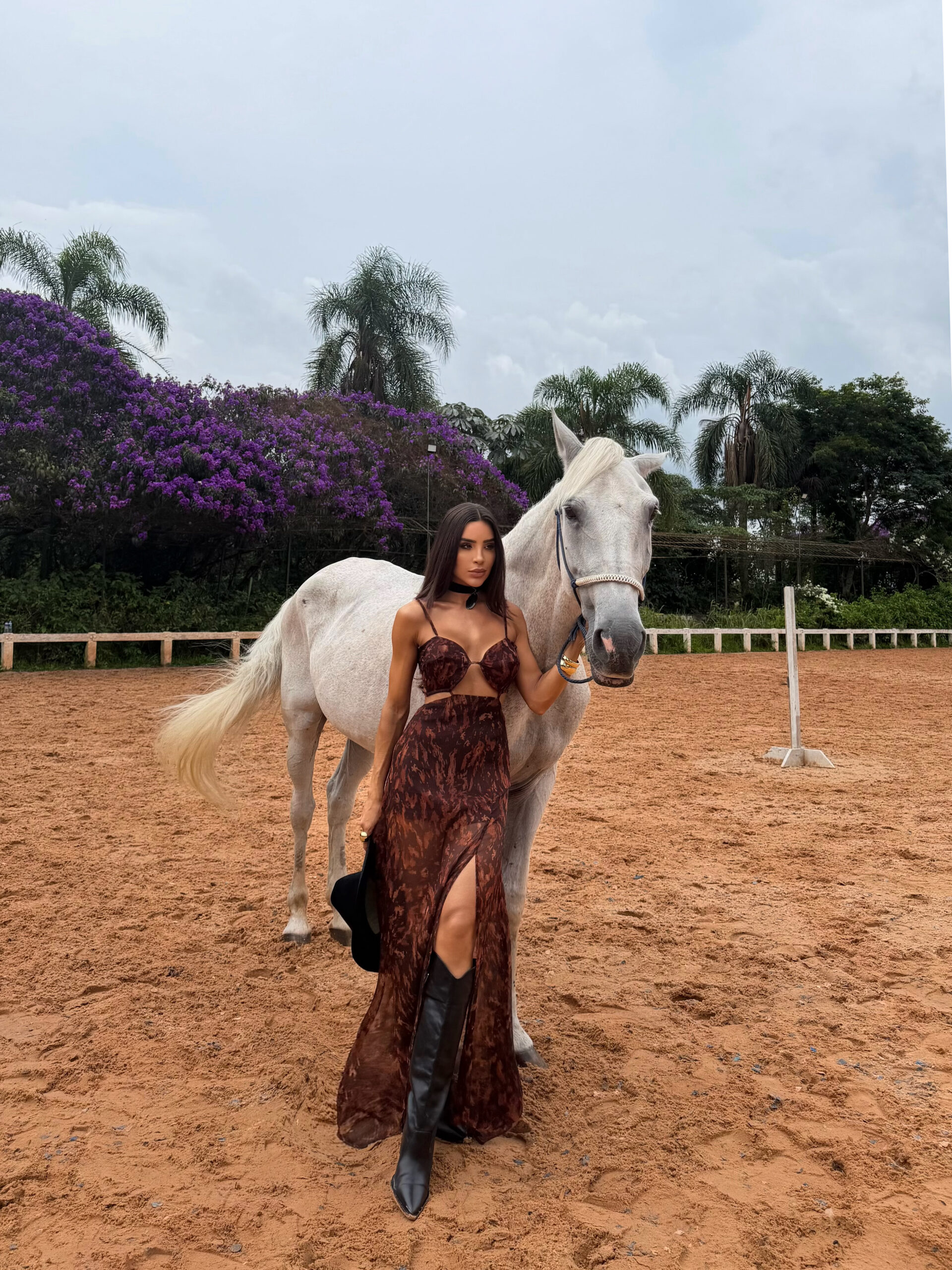 Vestido Mystic - Estampa Animal Print com Recortes Estilizados - Imagem 11