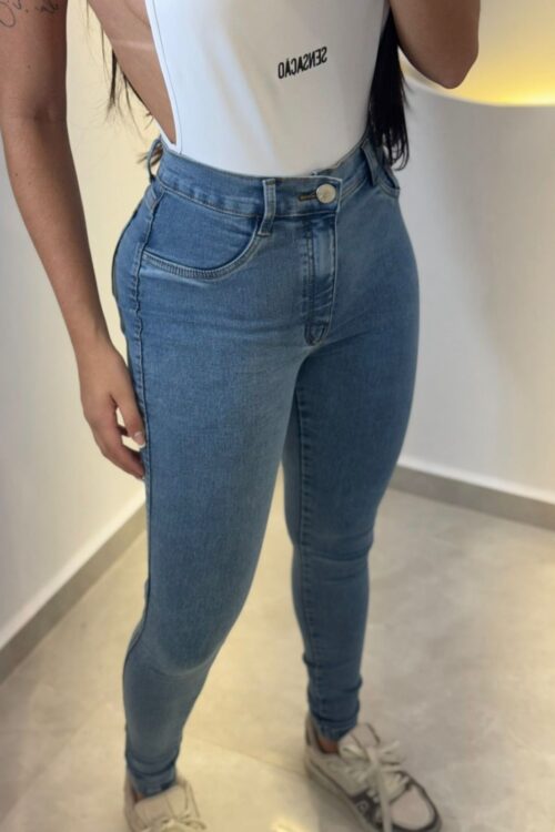 Calça Jeans Sensação Skinny Azul