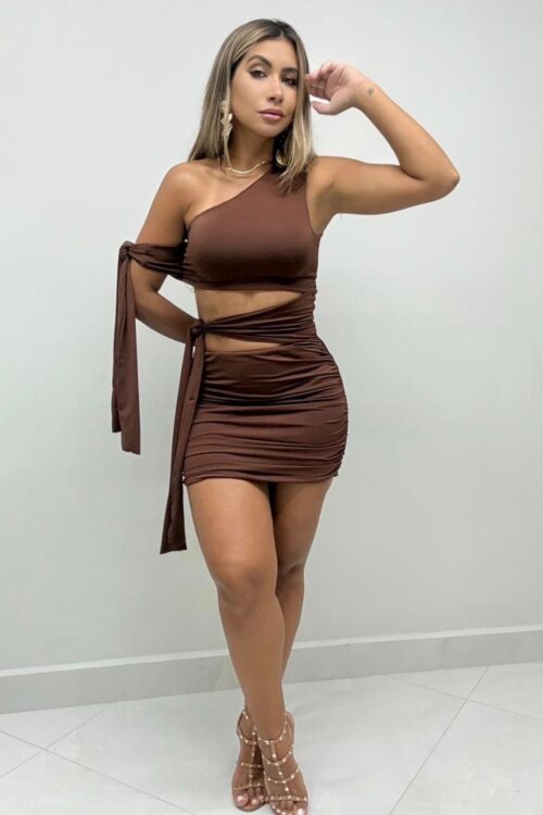 Vestido Amarrações Mia