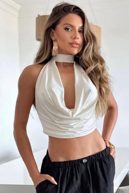 Cropped Choker Gola Boba