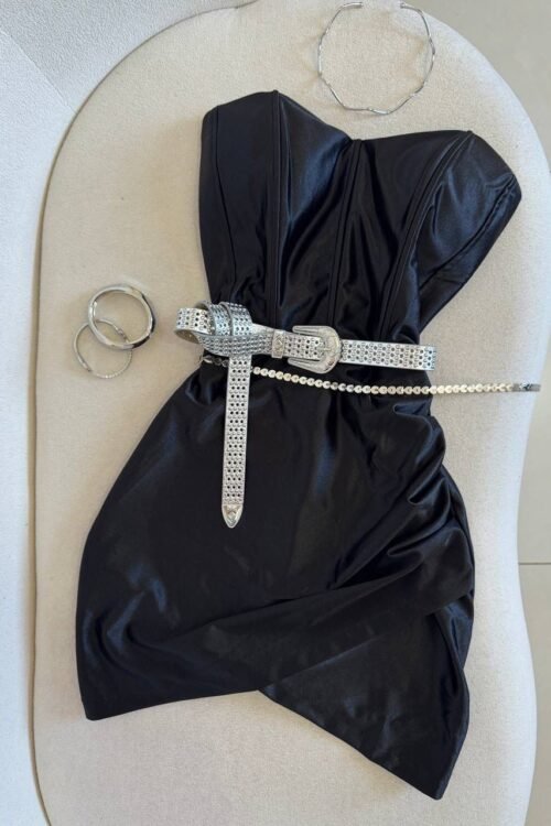 Cinto Prata Metálico Fivela