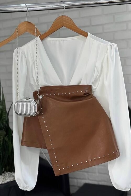 Camisa Cruzada Transpassada