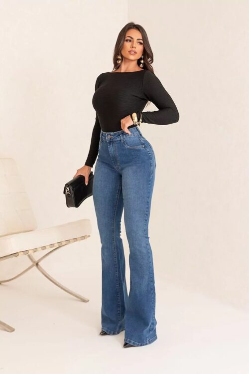 Calça Jeans Carmen Flare Lian