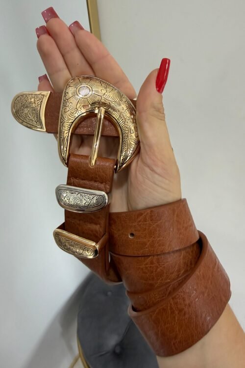 Cinto Terracota Fivela 2 Banhos Orgânica